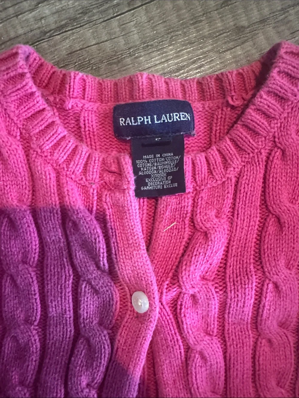 Ralph Lauren Cardigan Sz:5T /XS /EUC /Authentic /Nosigns of wear Kids